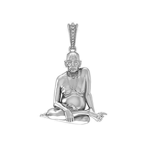 Swami Samarth Maharaj Sterling Silver Pendant - JAI HO INDIA