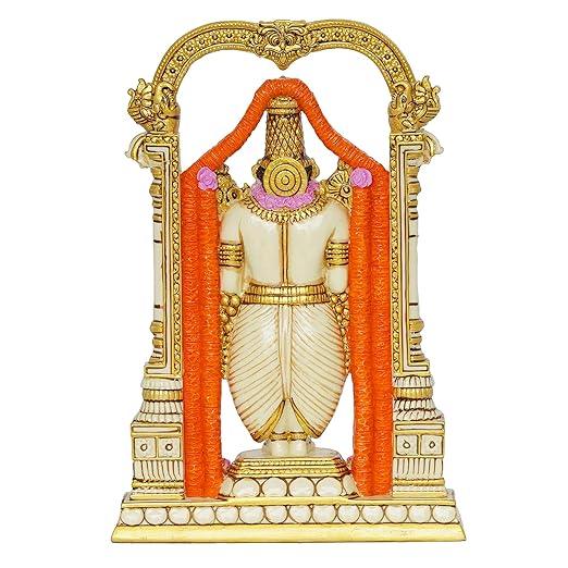 Tirupati Balaji Statue Balaji Idol Decorative Showpiece 8 inches - JAI HO INDIA