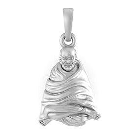 Neem Karoli Baba Sterling Silver Pendant - JAI HO INDIA