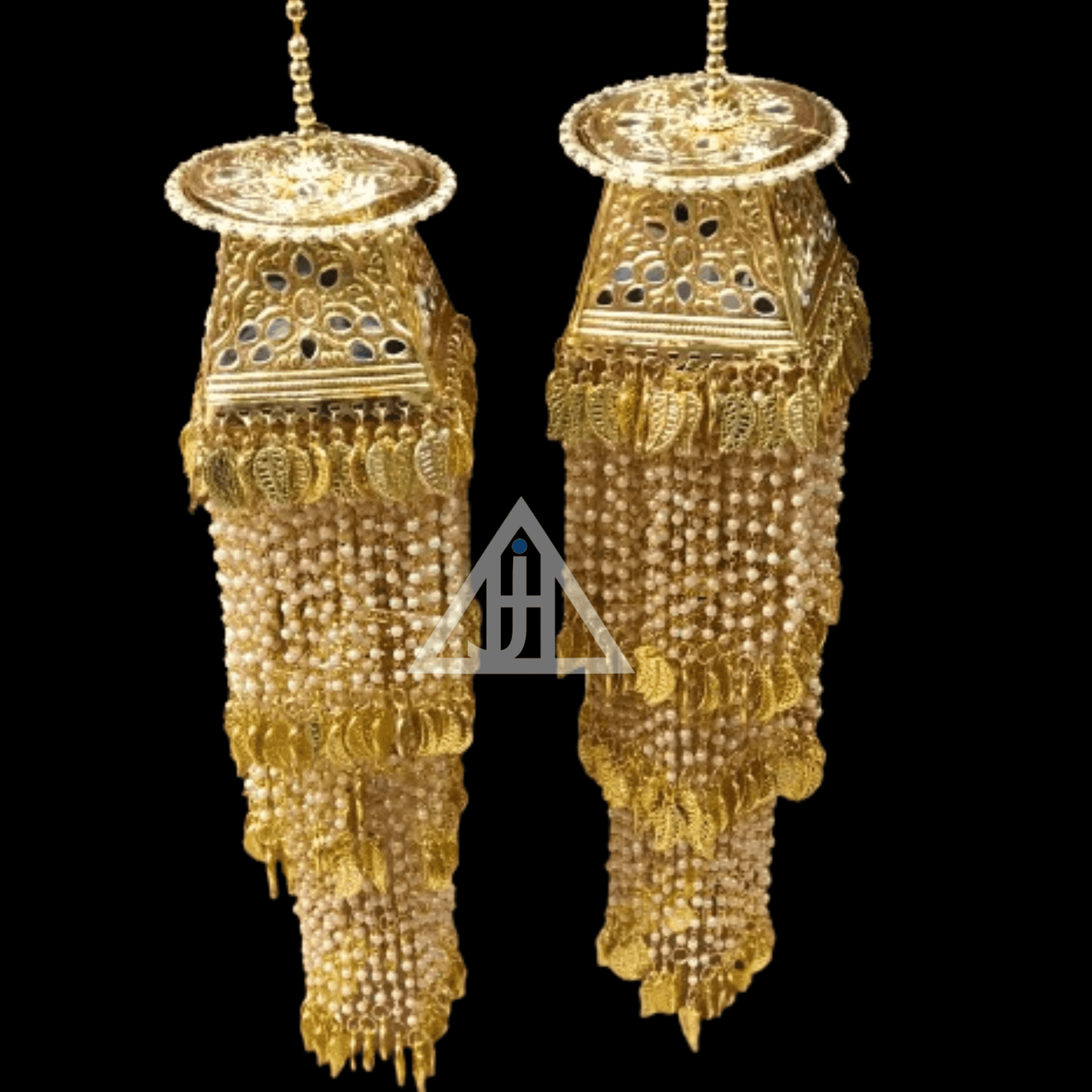 Heavy Long Golden Bridal Kaleera For Wedding - JAI HO INDIA