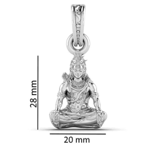 Lord Shiva Sterling Silver Pendant - JAI HO INDIA