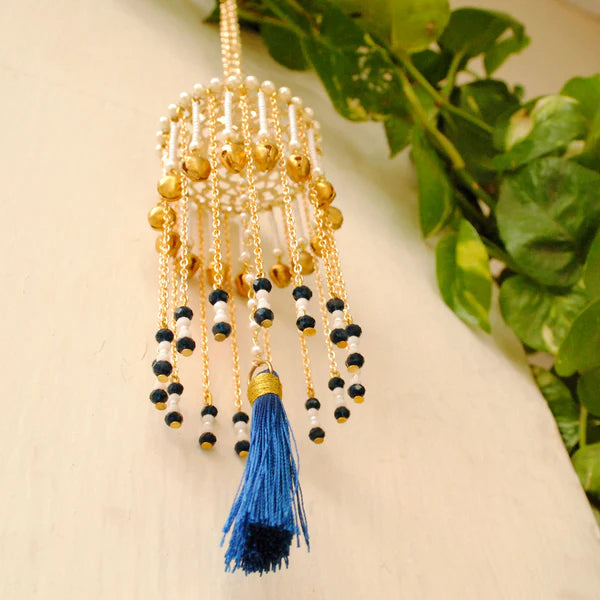 Traditional Ghungroo Bells Blue Bridal Kaleera