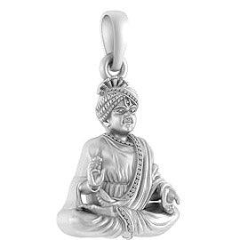 Swaminarayan Sterling Silver Pendant - JAI HO INDIA