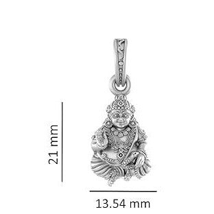 Lord Kuber Blessing Sterling Silver Pendant - JAI HO INDIA