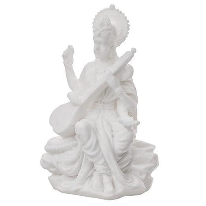 Goddess Saraswati Idol Hindu Goddess Saraswati Maa Decorative Showpiece 3 inches - JAI HO INDIA