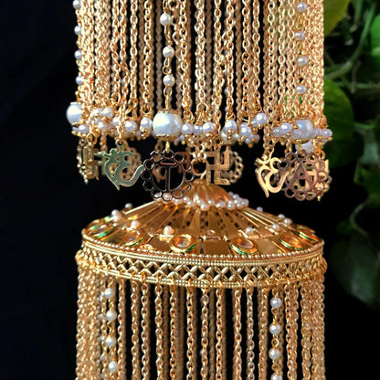 Heavy Long Jhumka Kaleera With Charms 17 inches