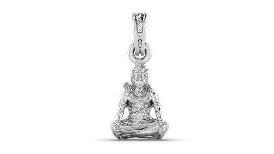 Lord Shiva Sterling Silver Pendant - JAI HO INDIA