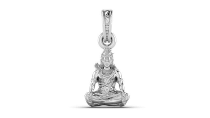 Lord Shiva Sterling Silver Pendant - JAI HO INDIA