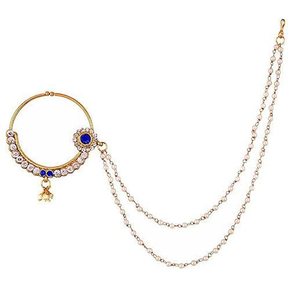 Blue Full Bridal Jewelry Set For Indian Wedding - JAI HO INDIA