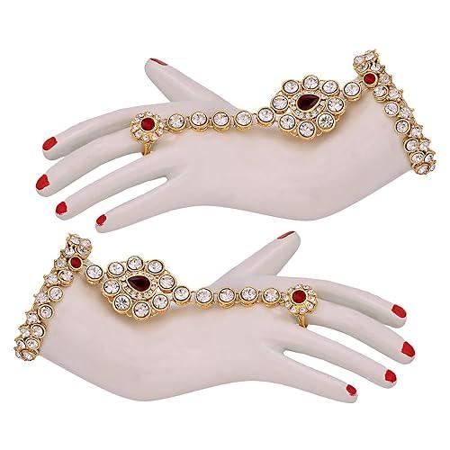 Maroon Full Bridal Jewelry Set For Indian Wedding - JAI HO INDIA