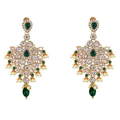 Green Full Bridal Jewelry Set For Indian Wedding - JAI HO INDIA