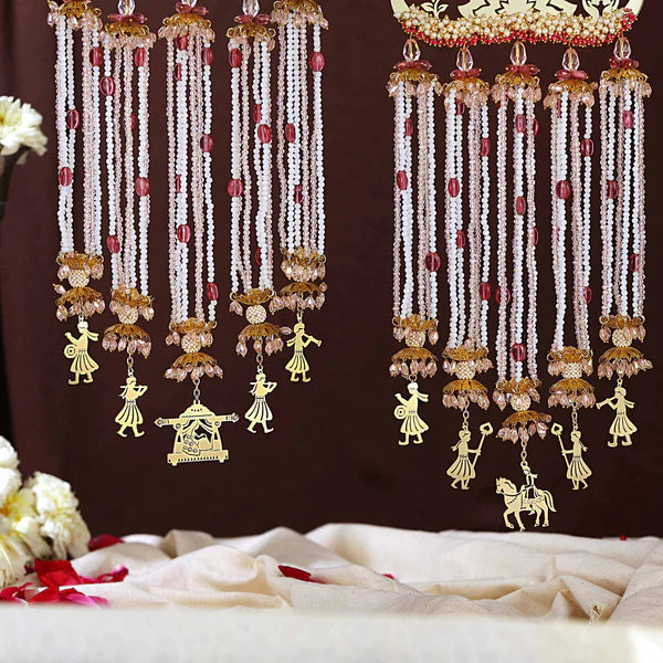 7 vows Heavy Bridal Kaleera With Baraat Charms