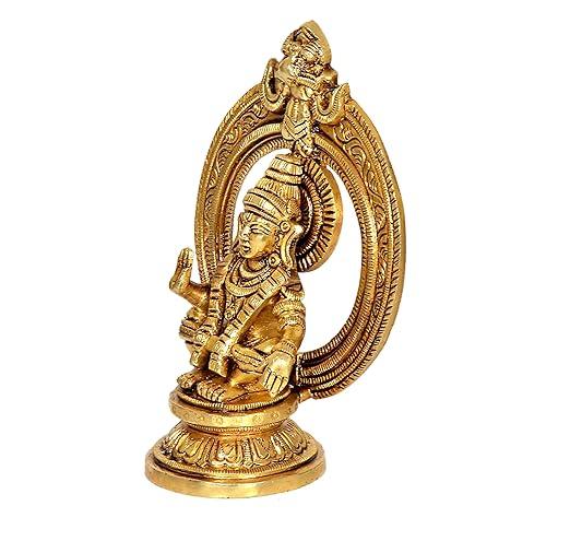 Brass Ayappa Swamy Statue Lord Ayyappan Idol 5 inches - JAI HO INDIA