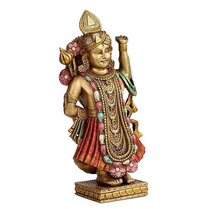 Shreenath Ji Statue In Resing Lord Shrinathji Decorative Idol Showpiece 10 inches - JAI HO INDIA