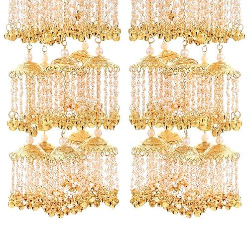 Long Heavy Bells Ghungroo Bridal Kaleeras Wedding Bangle Charms Bridal Punjabi Kalira For Indian Wedding - JAI HO INDIA