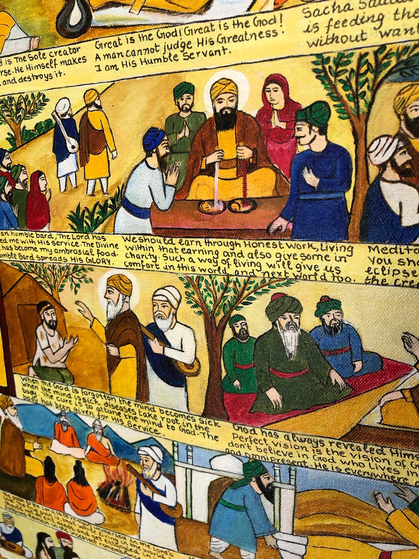 Guru Nanak Dev Ji Painting