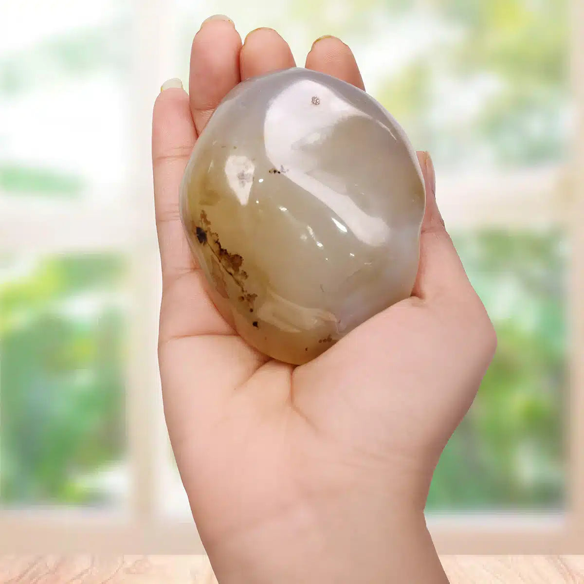 Agate Palm Stone Crystal