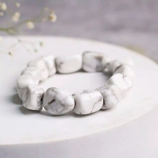 Howlite Small Tumble Bracelet