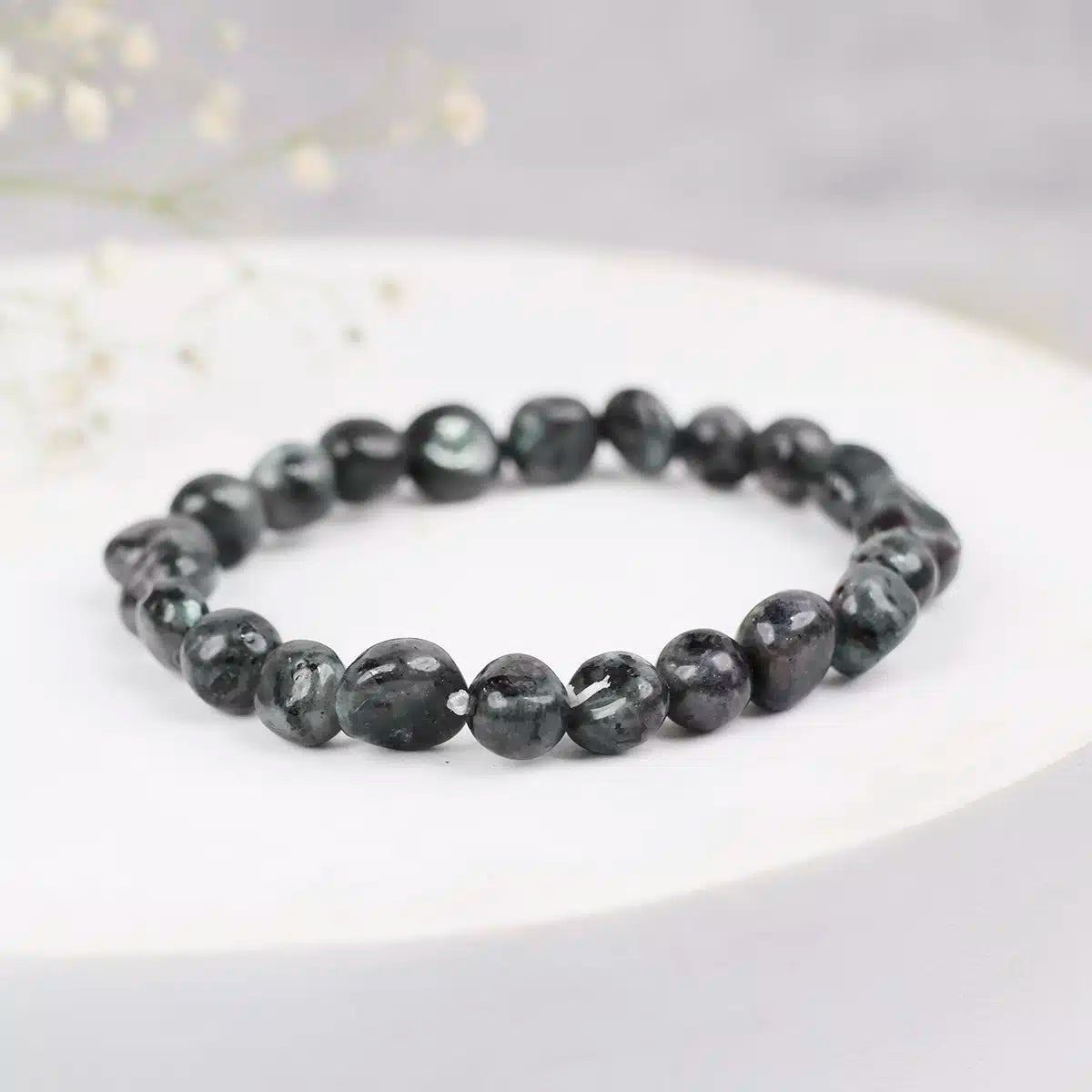 Larvikite Small Tumble Bracelet