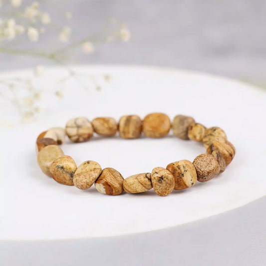 Picture Jasper Small Tumble Bracelet