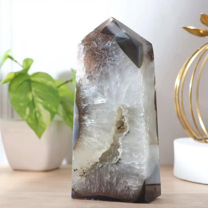 Druzy Agate Tower Agate Crystal