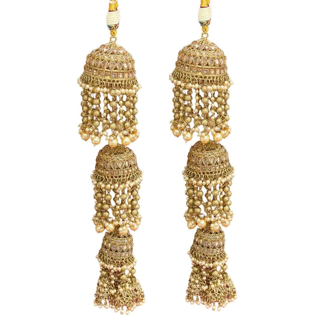 Golden bridal kaleera For Indian Wedding - JAI HO INDIA