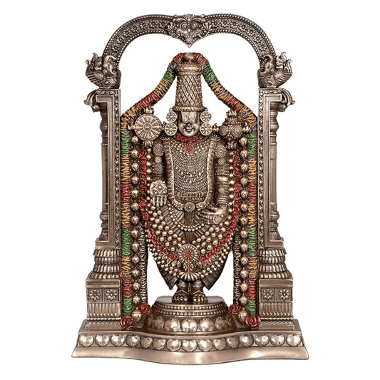 Tirupati Balaji Statue Balaji Idol Decorative Showpiece 8.2 inches - JAI HO INDIA
