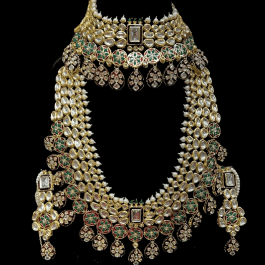 Heavy Royal Bridal Jewelry Set For Indian Wedding - JAI HO INDIA