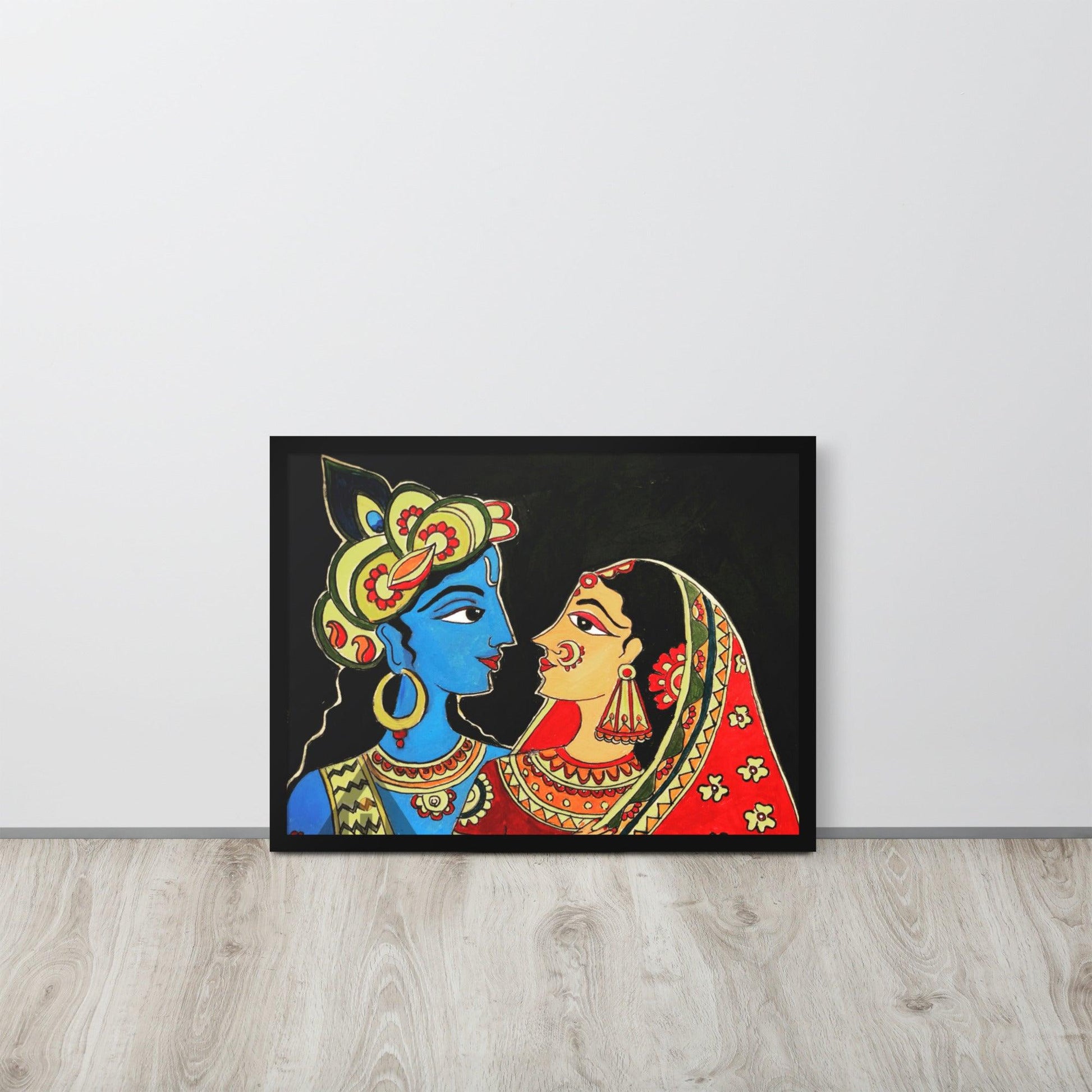 Radha Krishna Painting Print - JAI HO INDIA