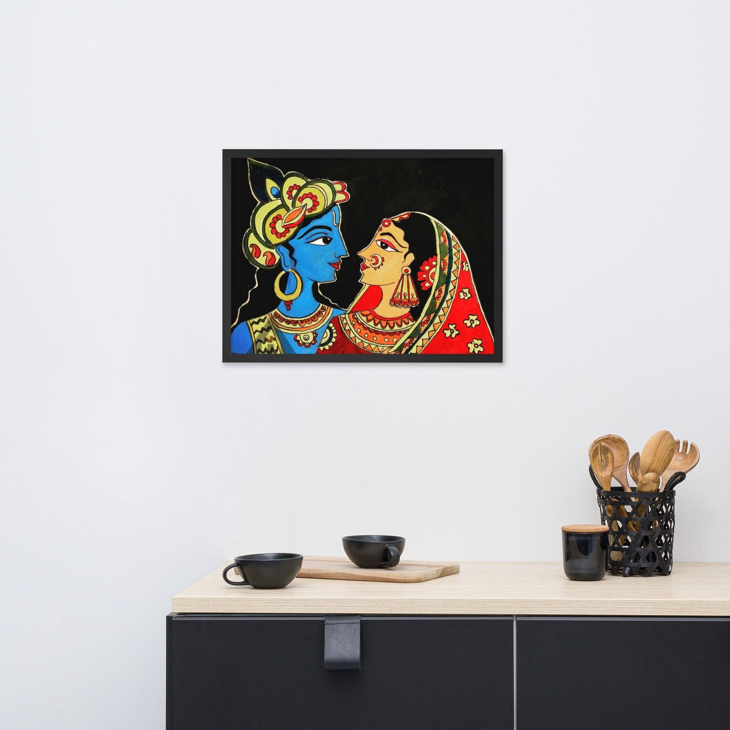 Radha Krishna Painting Print - JAI HO INDIA