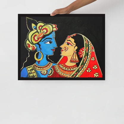 Radha Krishna Painting Print - JAI HO INDIA