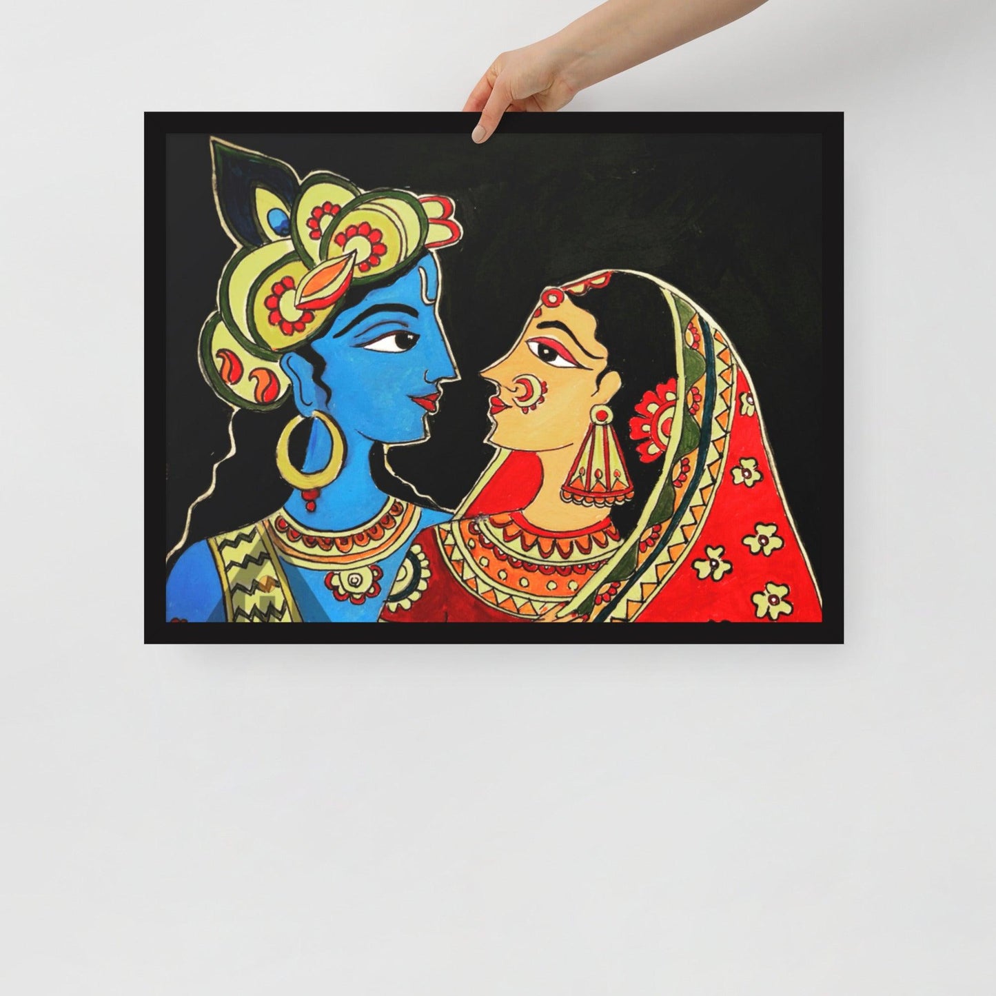 Radha Krishna Painting Print - JAI HO INDIA