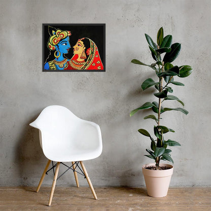 Radha Krishna Painting Print - JAI HO INDIA