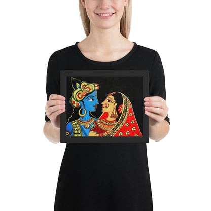 Radha Krishna Painting Print - JAI HO INDIA