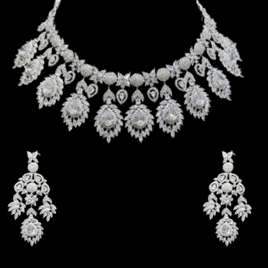 Elegant American Diamond Jewelry Set - JAI HO INDIA
