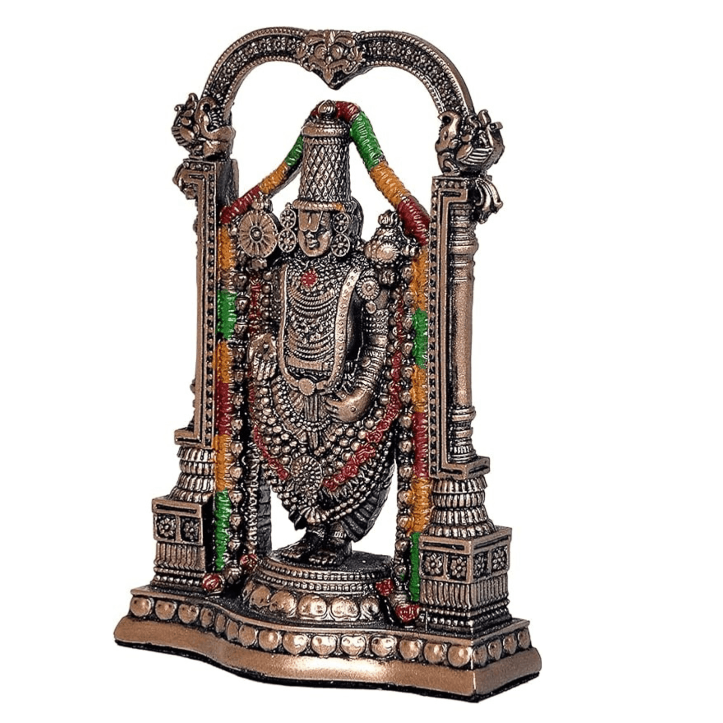 Tirupati Balaji Statue Balaji Idol Decorative Showpiece 8.2 inches - JAI HO INDIA