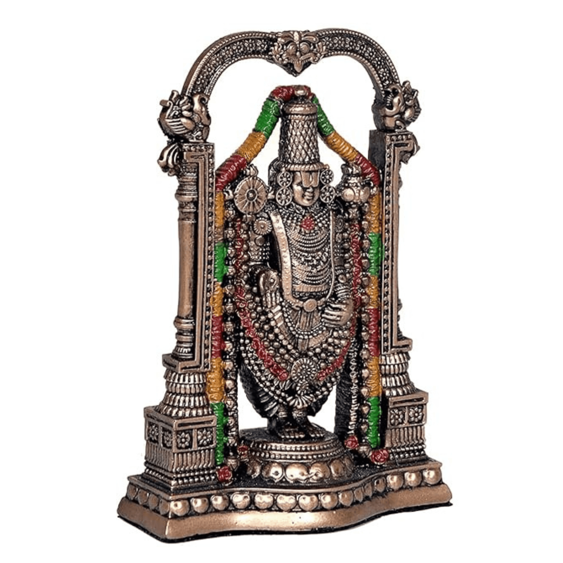 Tirupati Balaji Statue Balaji Idol Decorative Showpiece 8.2 inches - JAI HO INDIA