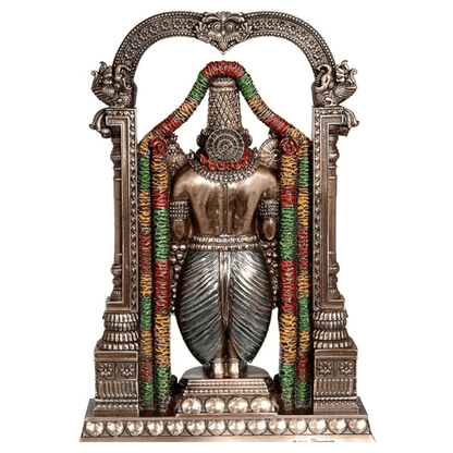 Tirupati Balaji Statue Balaji Idol Decorative Showpiece 8.2 inches - JAI HO INDIA